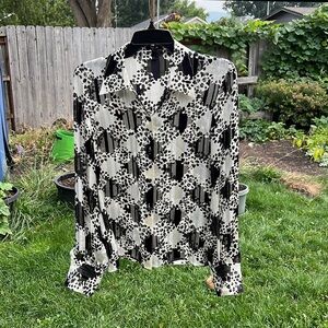 ESCADA SILK BUTTON DOWN TOP SIZE 4